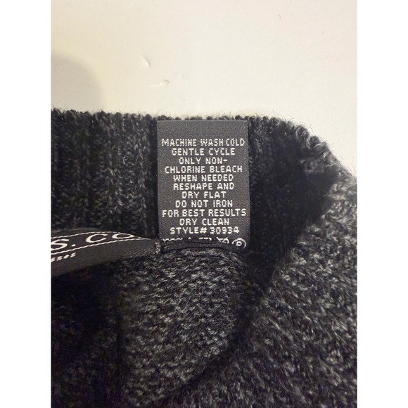 Womens Sweater Dress‎ Size Large Sleeveless Turtleneck Causal Chic Cozy Winter - Picture 6 of 7